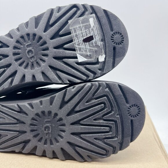 UGG Classic Mini Iridescent Metallic Black Ankle Short Boots Womens US 5 EU 36 - Picture 11 of 12